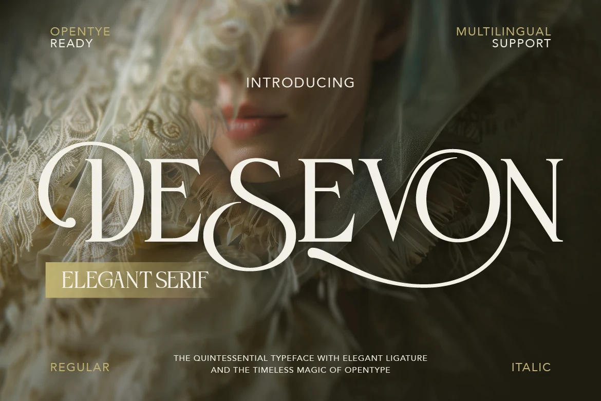 Desevon Font elegant serif preview