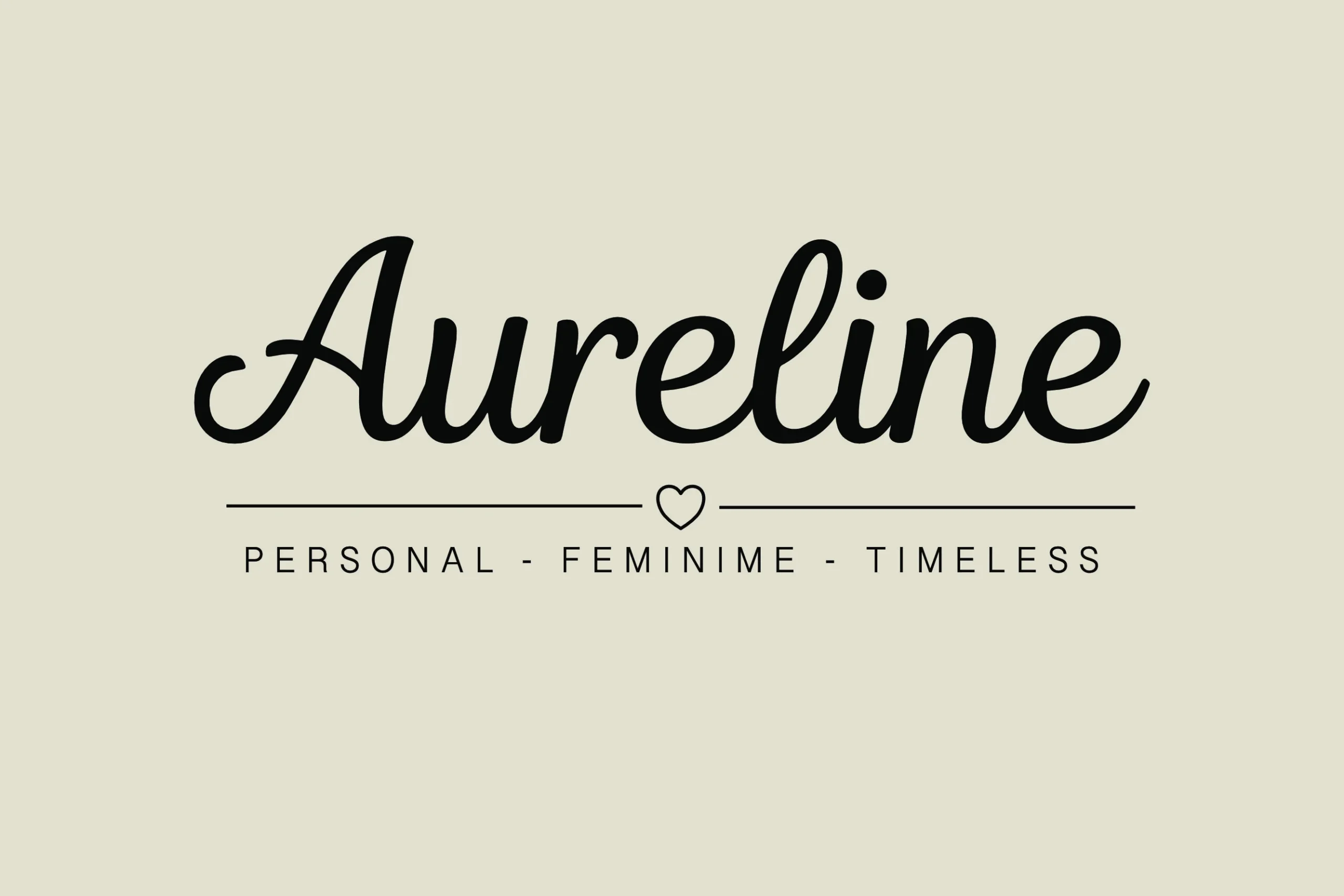Aureline Font bold monoline script with smooth curves and rounded loops