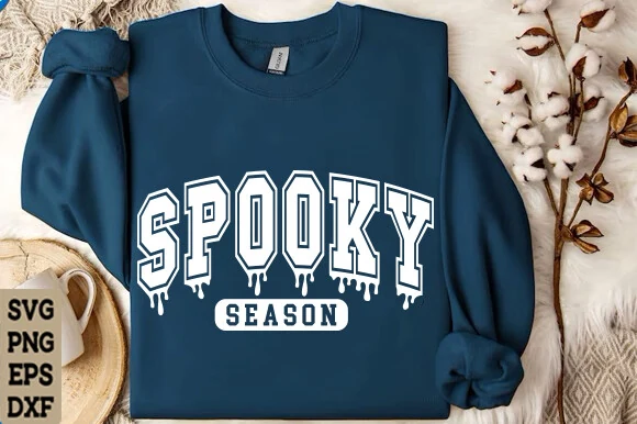 Varsity Spooky Season SVG, Halloween SVG SVG design preview