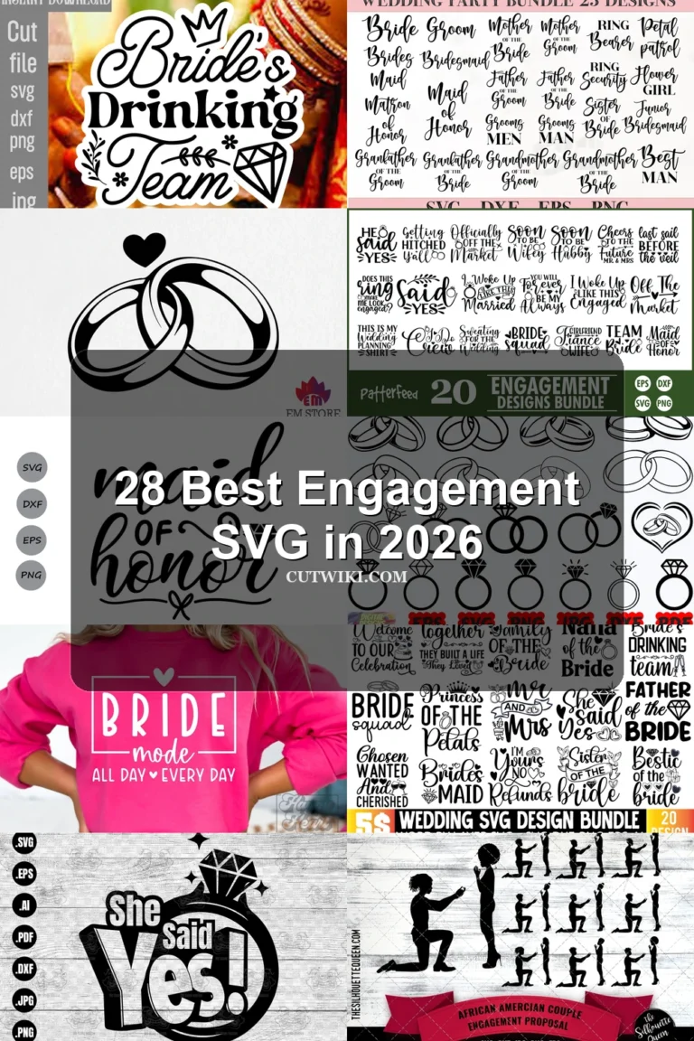 28 Best Engagement SVG in 2026 article preview collage featuring 10 design examples.