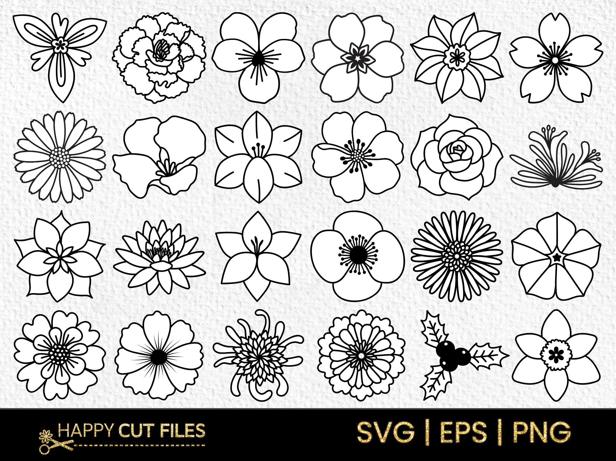 Birth Flowers Svg Bundle 24 New Design SVG design preview
