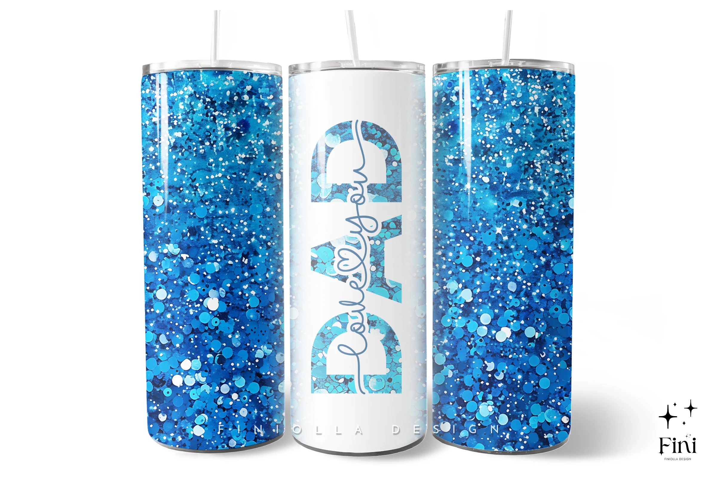 Dad Father's Day Tumbler PNG Dad Tumbler featuring tumbler wrap design and glitter texture