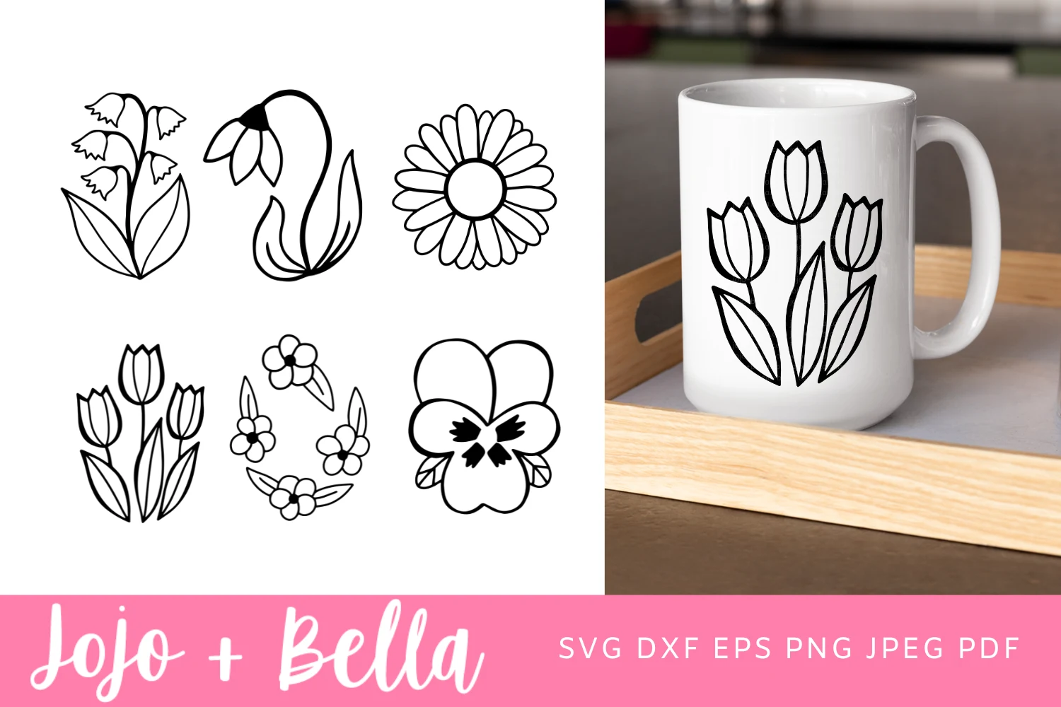 Flower SVG Bundle, Flower Svg File SVG design preview