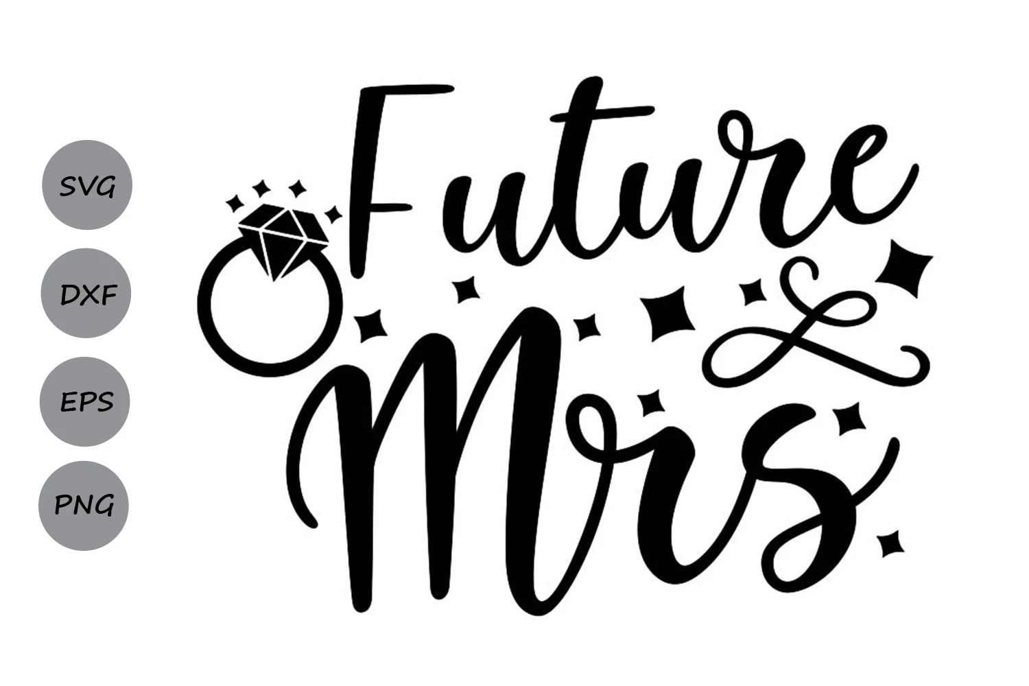 Future Mrs preview showing SVG design with silhouette