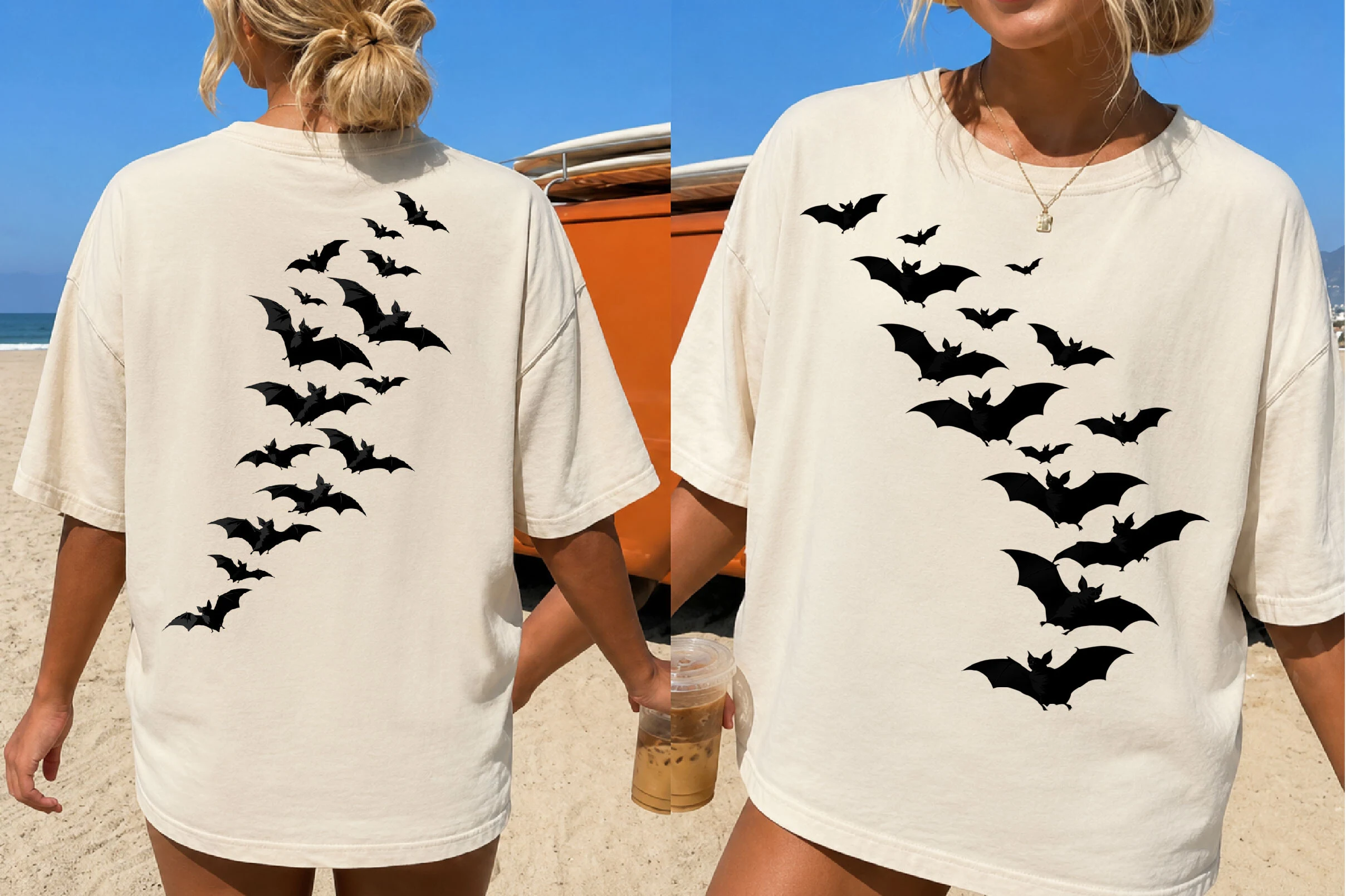 Halloween Bat Silhouette PNG featuring bats and silhouette