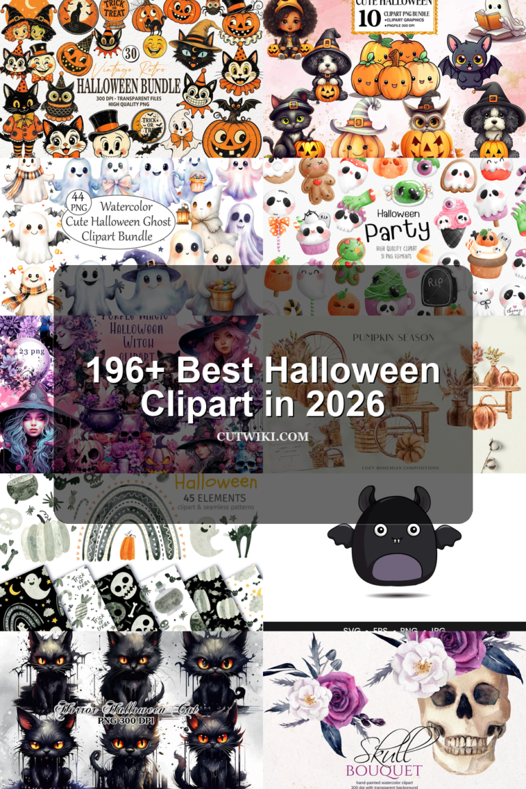 196+ Halloween Clipart collection preview