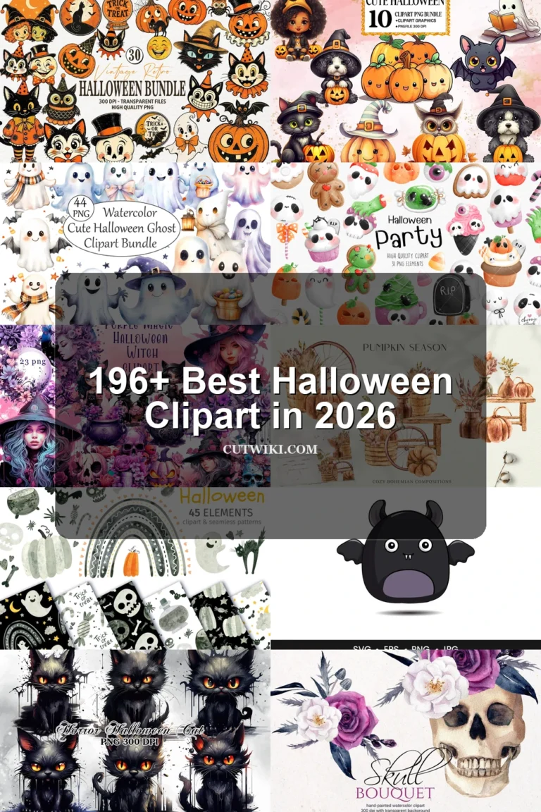 196+ Halloween Clipart collection preview