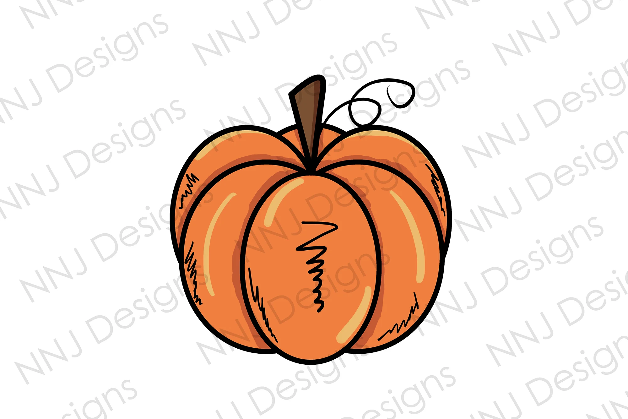 Halloween Pumpkin Clipart PNG Cute clipart design preview