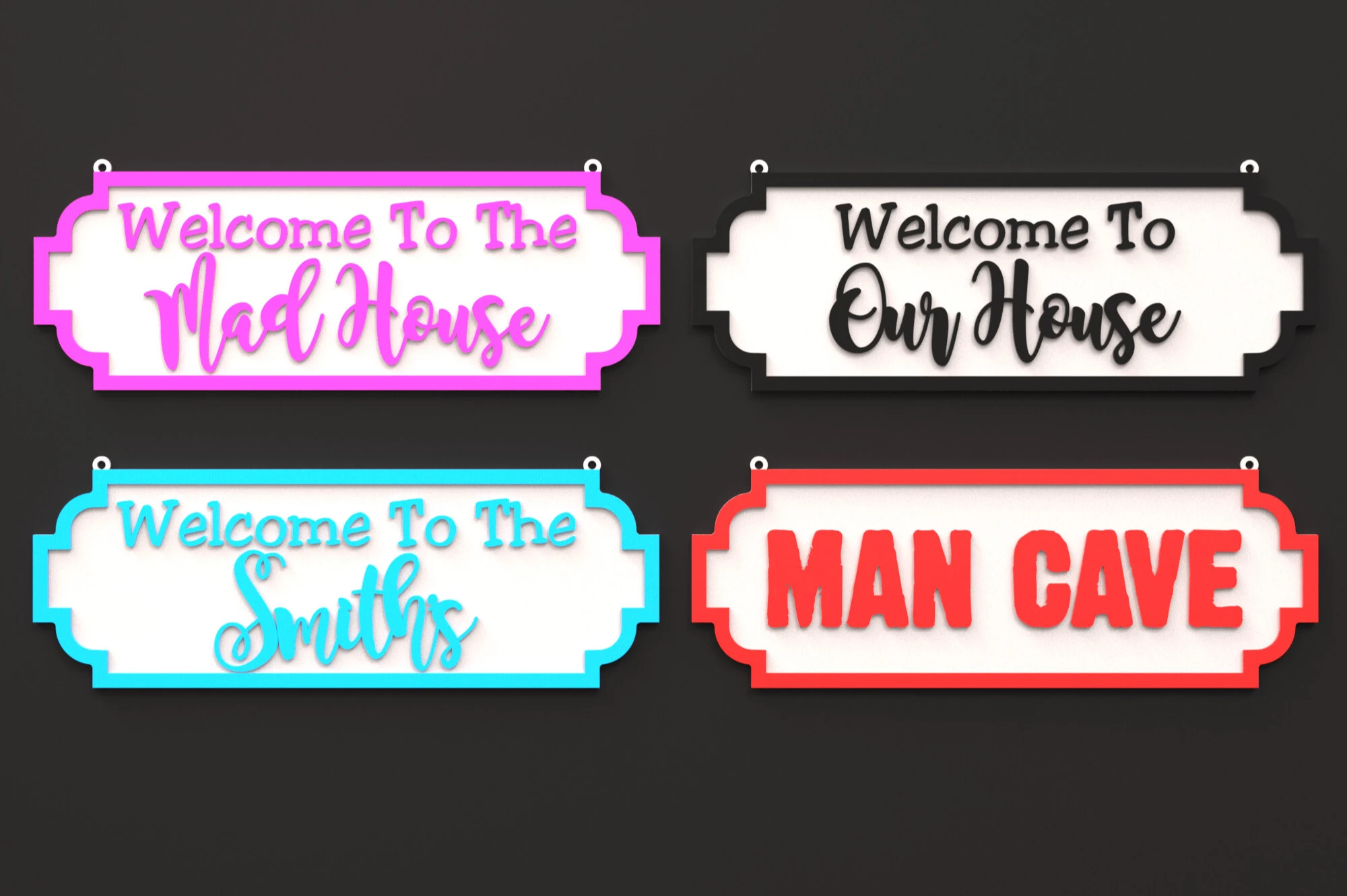 Laser Cut Street Signs Svg Files featuring Decorative hanging sign and Wall plaque