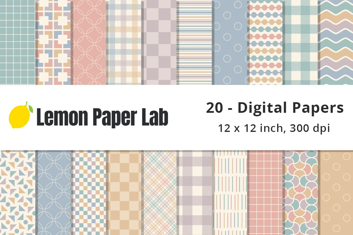 Pastel Boho Geometric Background Pattern sublimation design preview