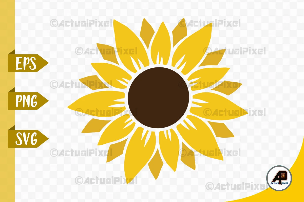 Sunflower SVG PNG Sublimation SVG design preview