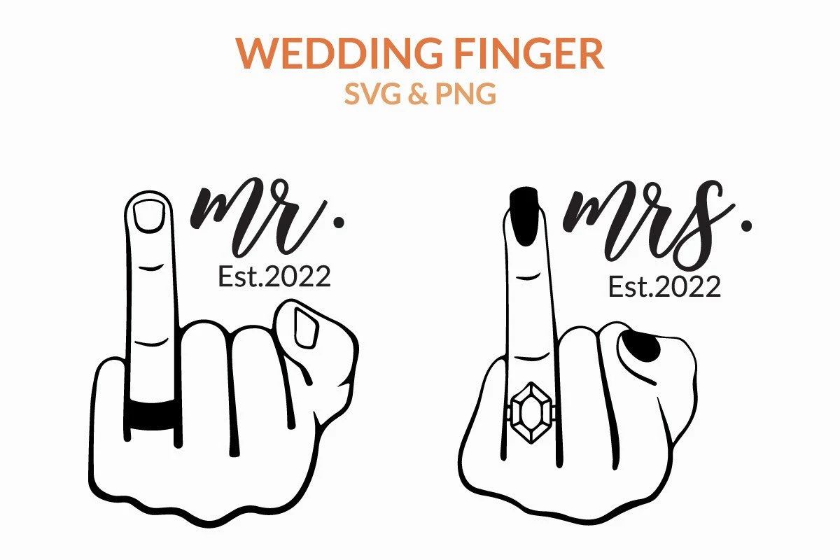 Wedding Finger Engagement Ring Diamond SVG design preview