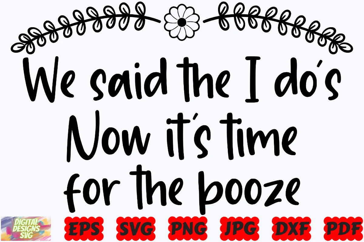 Wedding SVG | Bride SVG | Mr and Mrs SVG featuring flower and floral vine