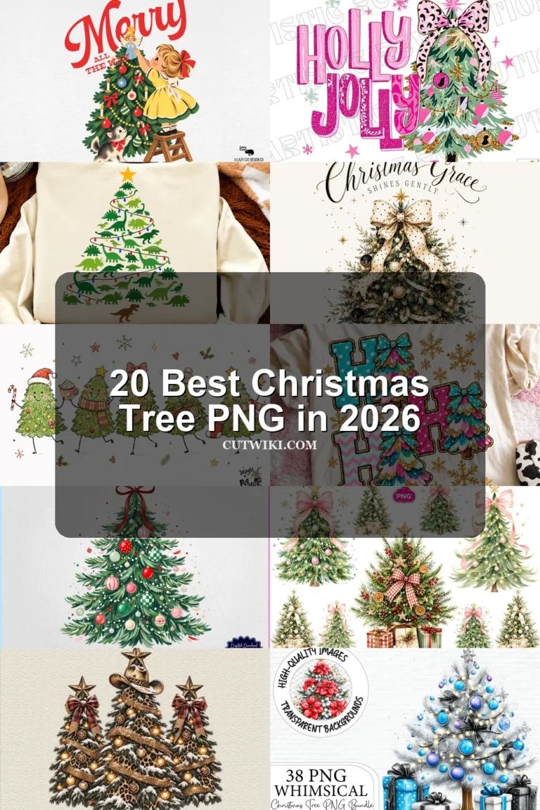 20 Best Christmas Tree PNG in 2026 article preview collage featuring 10 design examples.