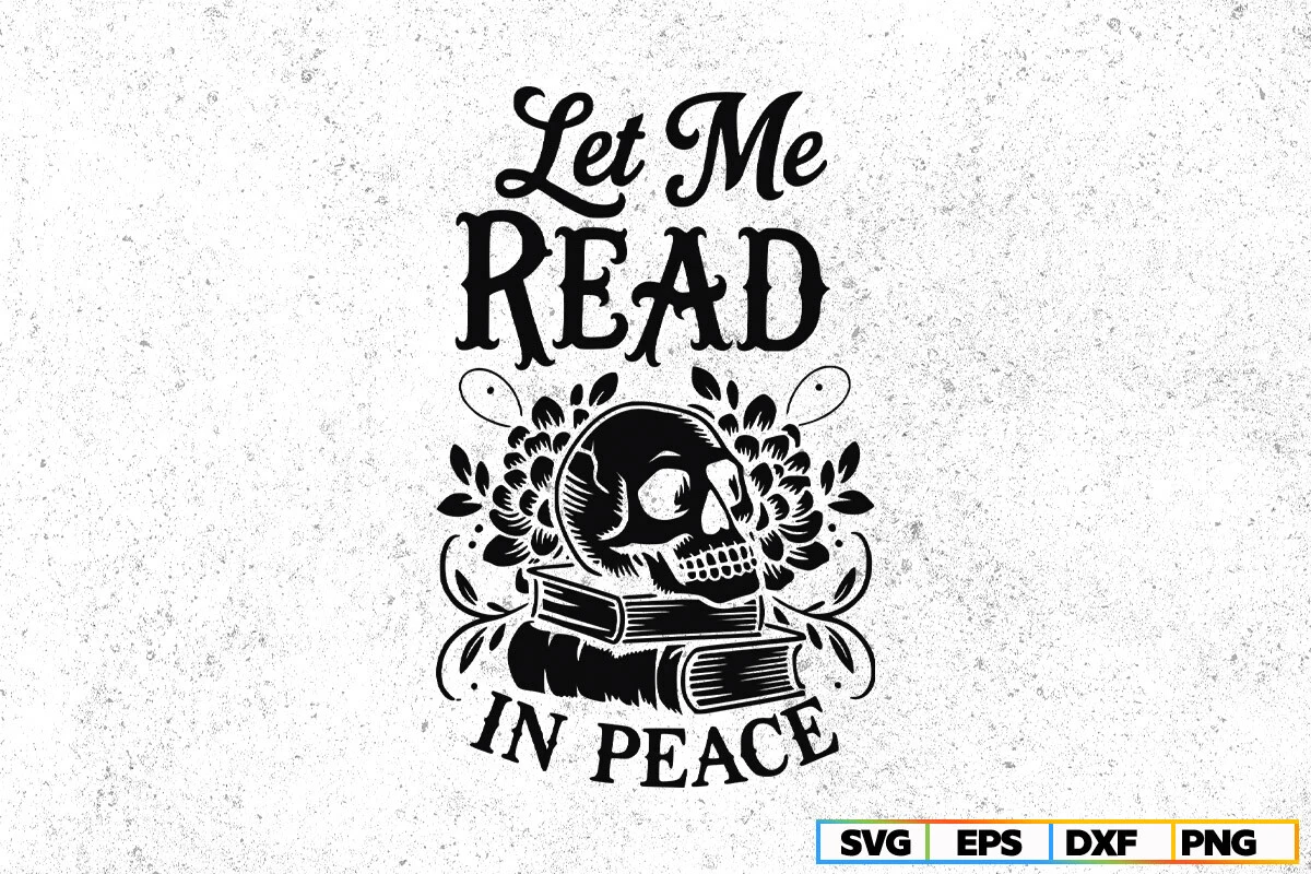Book Club Svg,one Chapter More Svg featuring skull and books