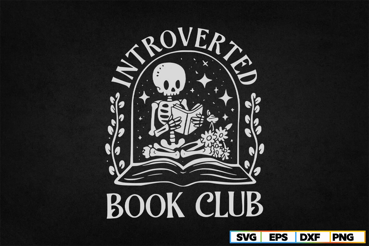 Book Club Svg,one Chapter More Svg featuring skeleton and book