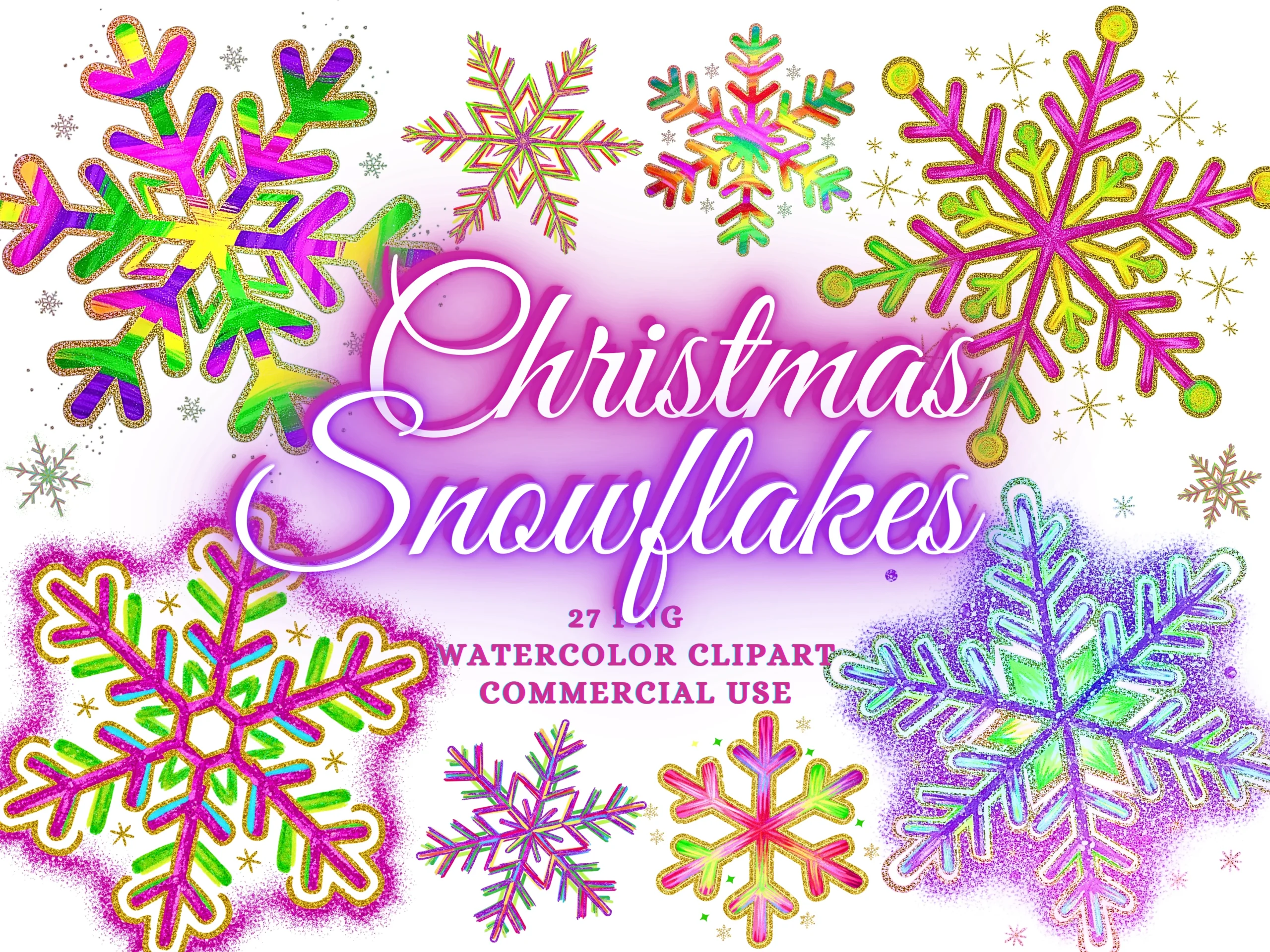 Christmas Snowflake Png Snowflakes Png preview showing Christmas motifs with composition