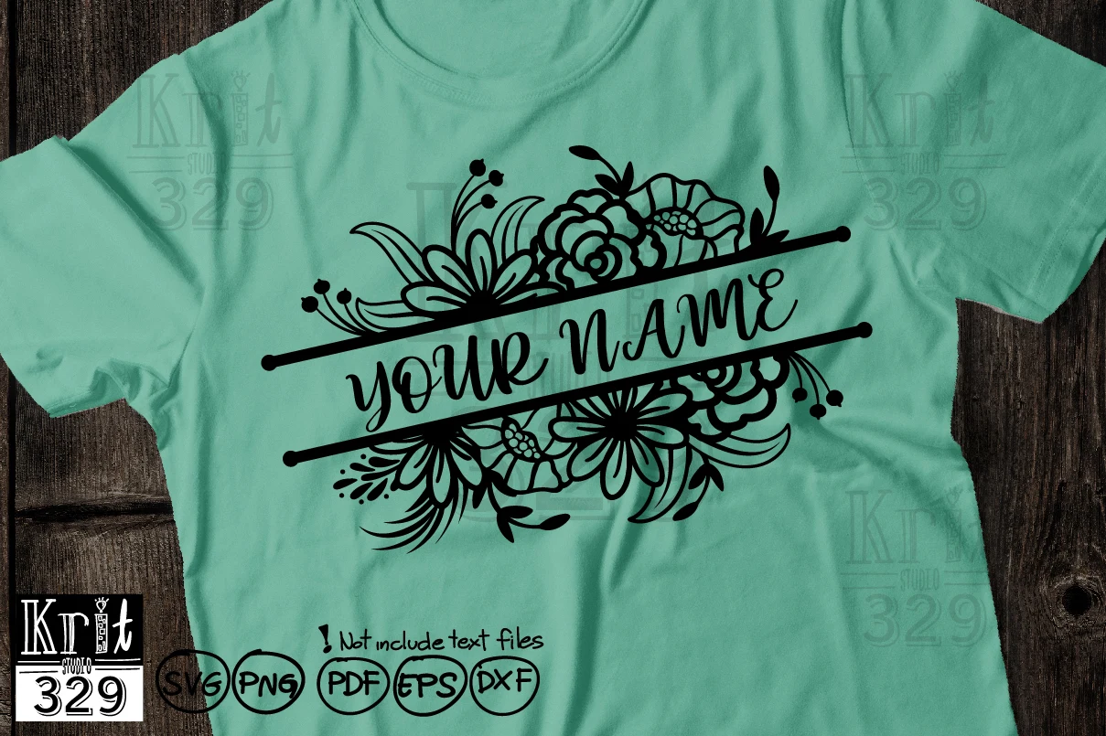 Floral Monogram featuring flowers and foliage