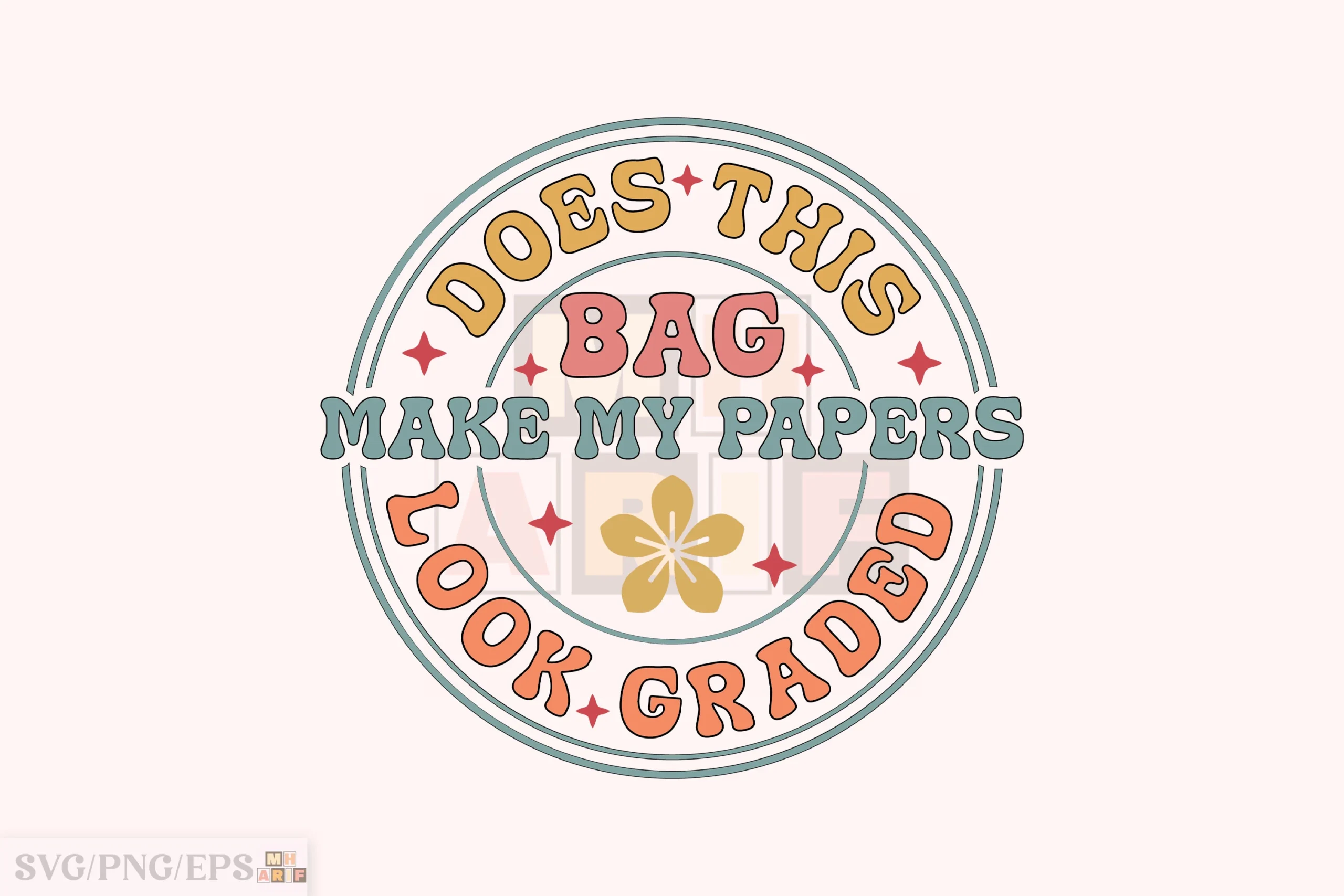 Funny Teacher Tote Bag SVG PNG Design SVG design preview