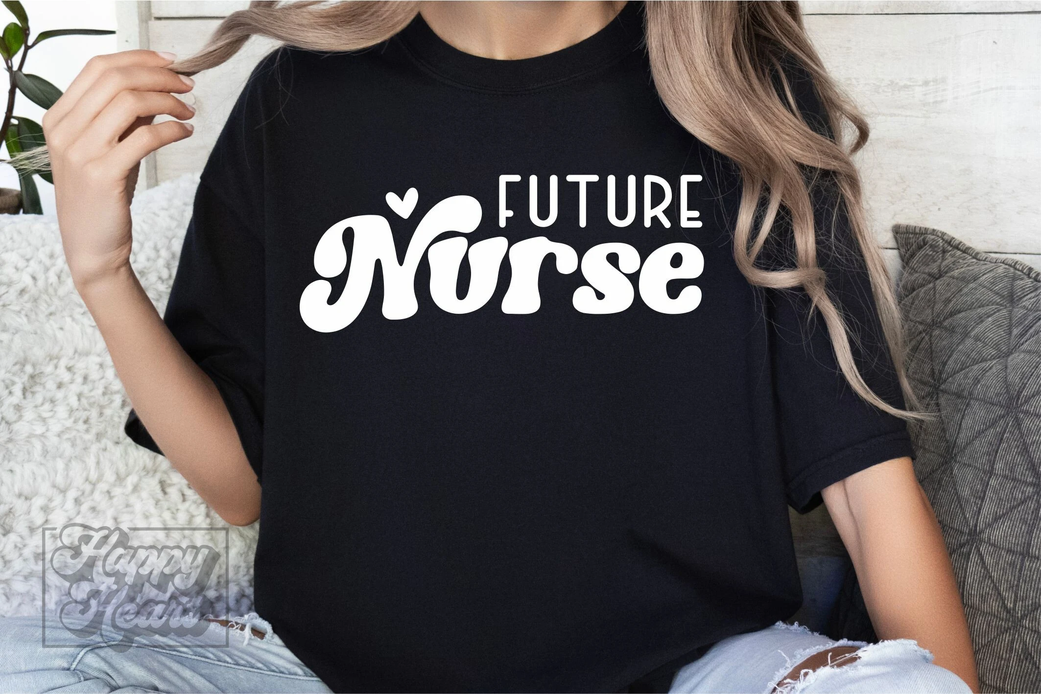 Future Nurse SVG PNG - Nursing Student featuring heart and heart icon