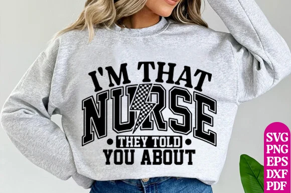 Nurse SVG, Funny Nurse Svg, Nurse Life featuring lightning bolt and checkerboard pattern