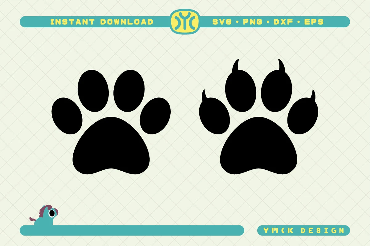 Paw Print SVG | Dog Paw Svg featuring paw print and animal paw