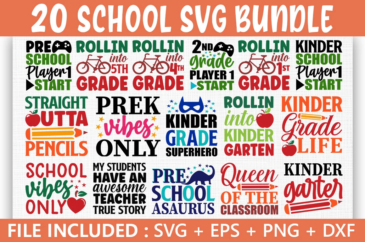 School Teacher SVG Bundle Vol 2 SVG design preview