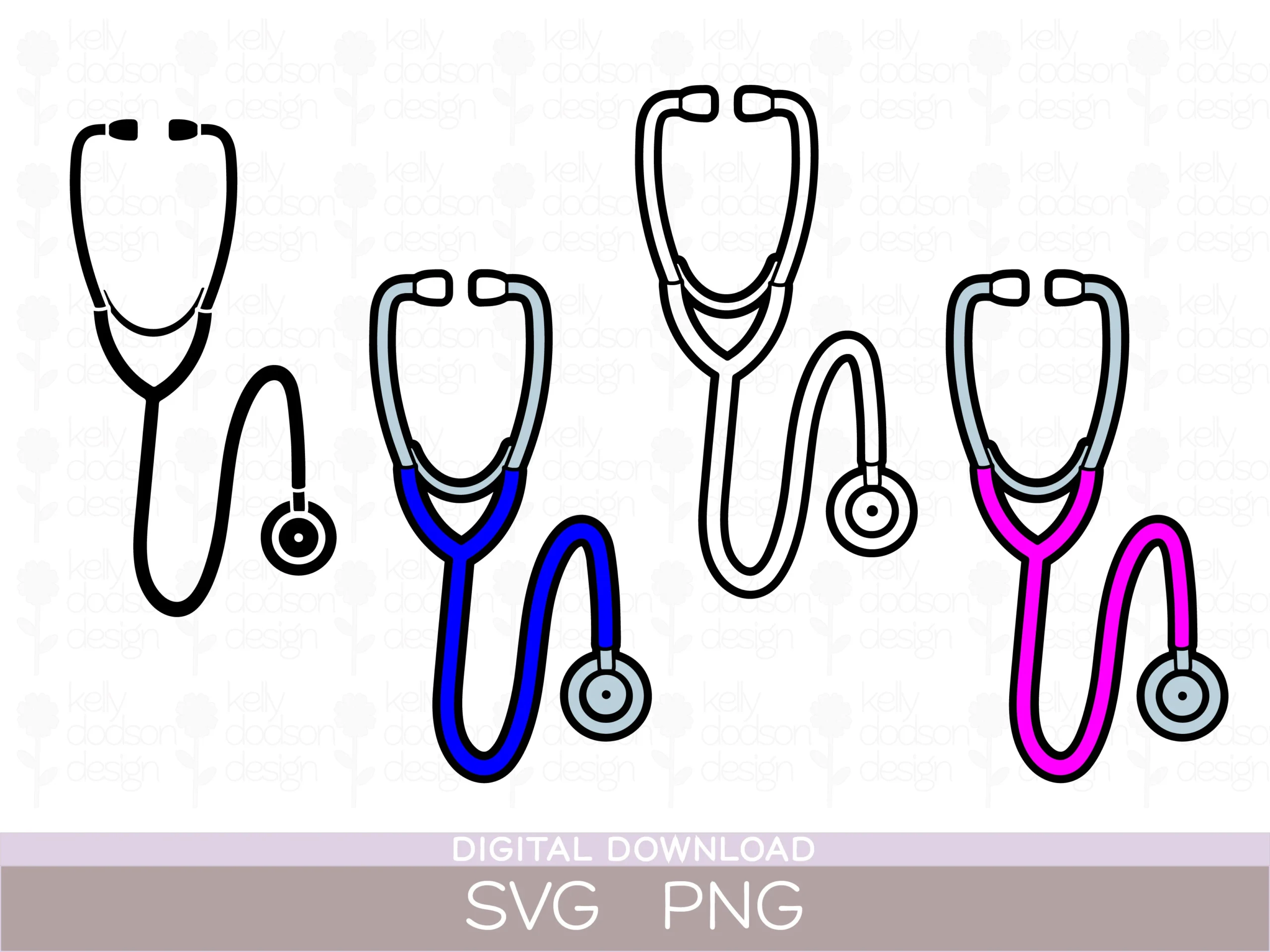 Stethoscope SVG and PNG SVG design preview
