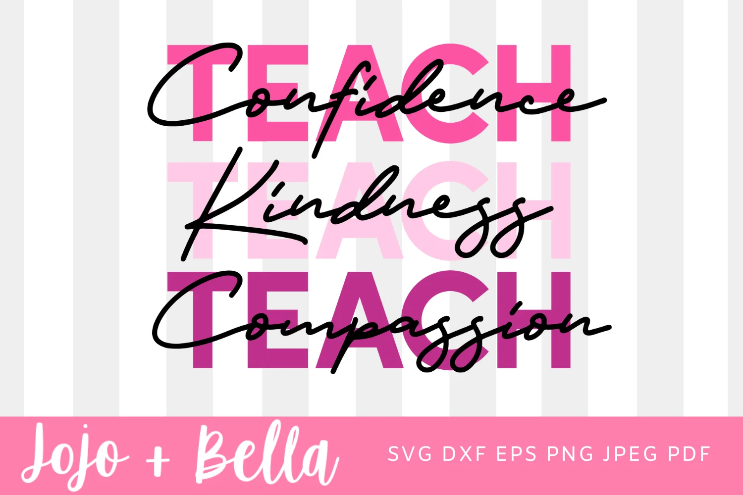 Teacher Svg, Teach Kindness Svg, Teacher featuring word art and lettering
